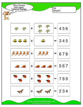 İşlemler yaprak test